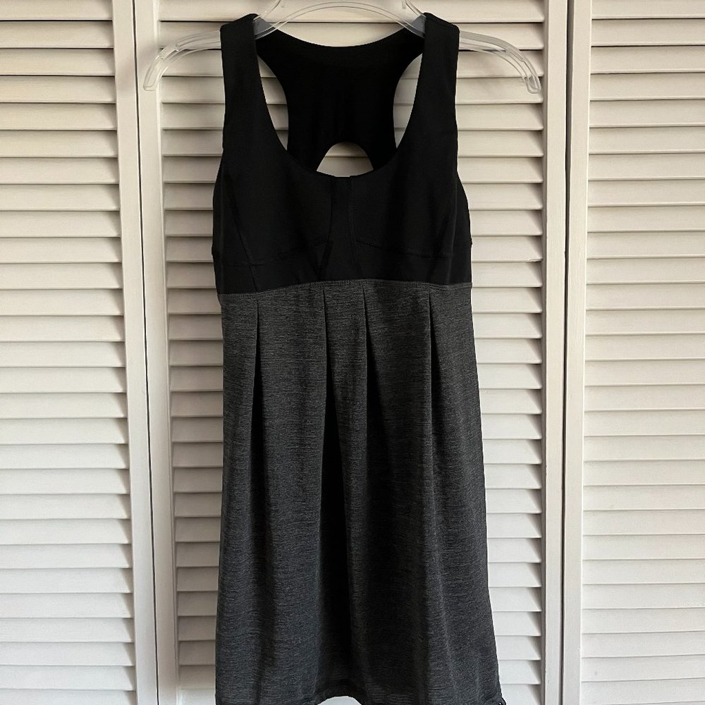 Lululemon Run: Your Heart Out Tank top Heathered Black / Black size 4 rare